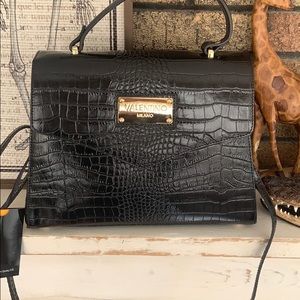 Nwt Valentino crocodile leather handbag